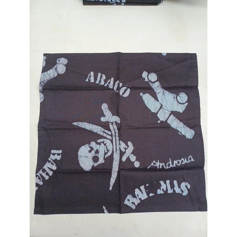 Set of 8 Cloth Napkins For Halloween pumpkin ghost spider skull Pirates
